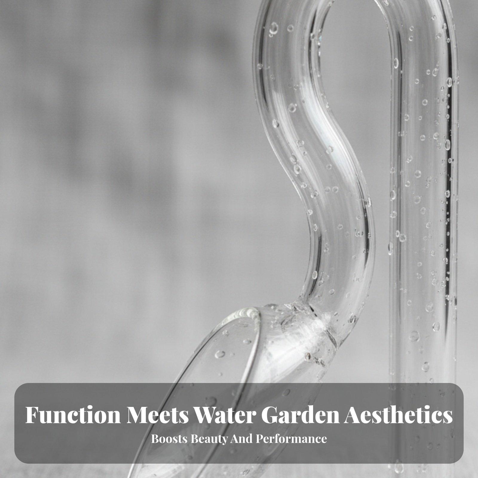 Aquarium Planted Tank Filter - Cam Lily Borusu Akvaryum Yüzey Skimmer