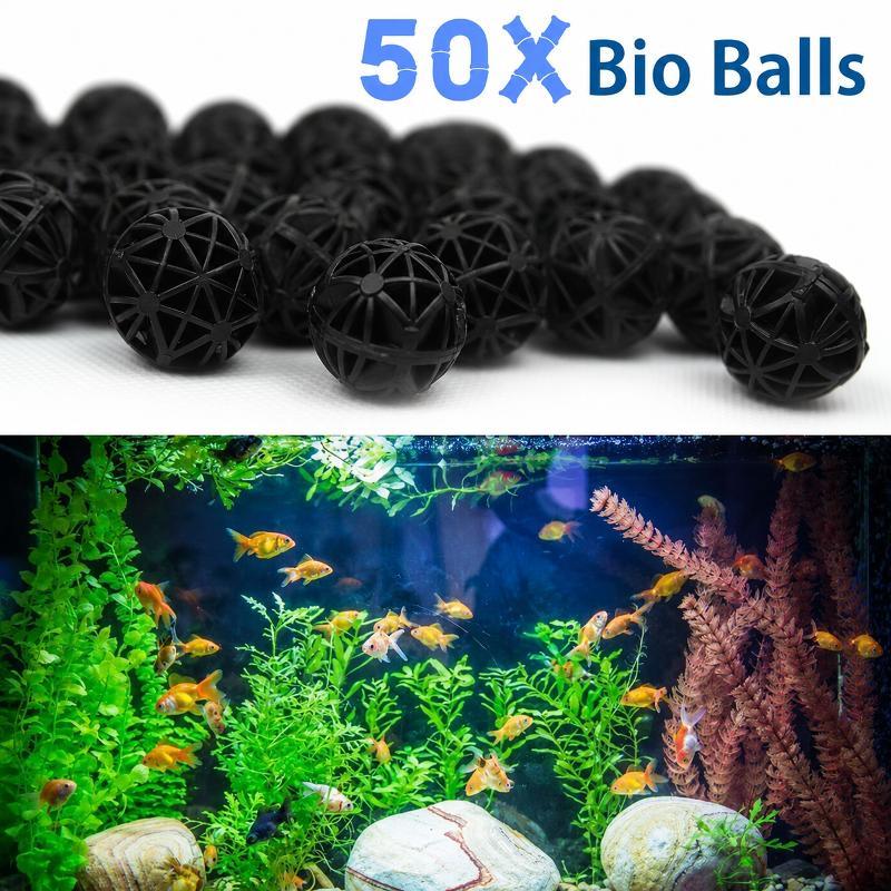 Planted Aquarium Cleaning - 50 Adet 16mm Akvaryum Biyolojik Filtre