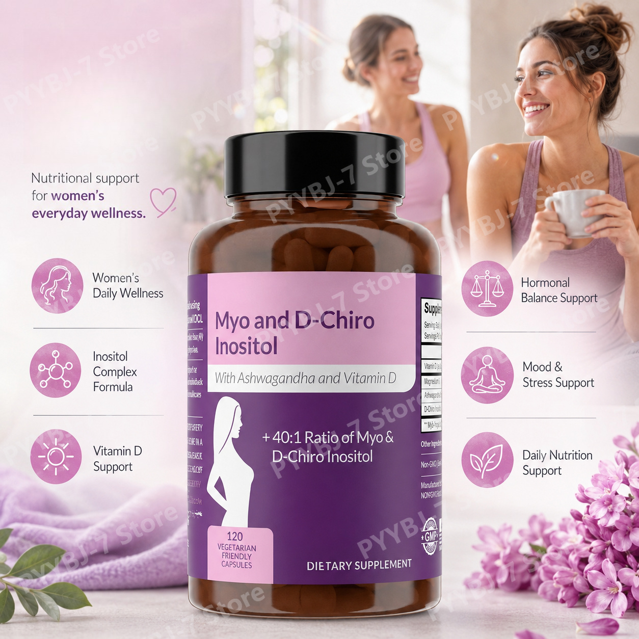 Planted Tank - 40:1 Myo-Inositol ve D-Chiro Inositol Kapsülleri,
