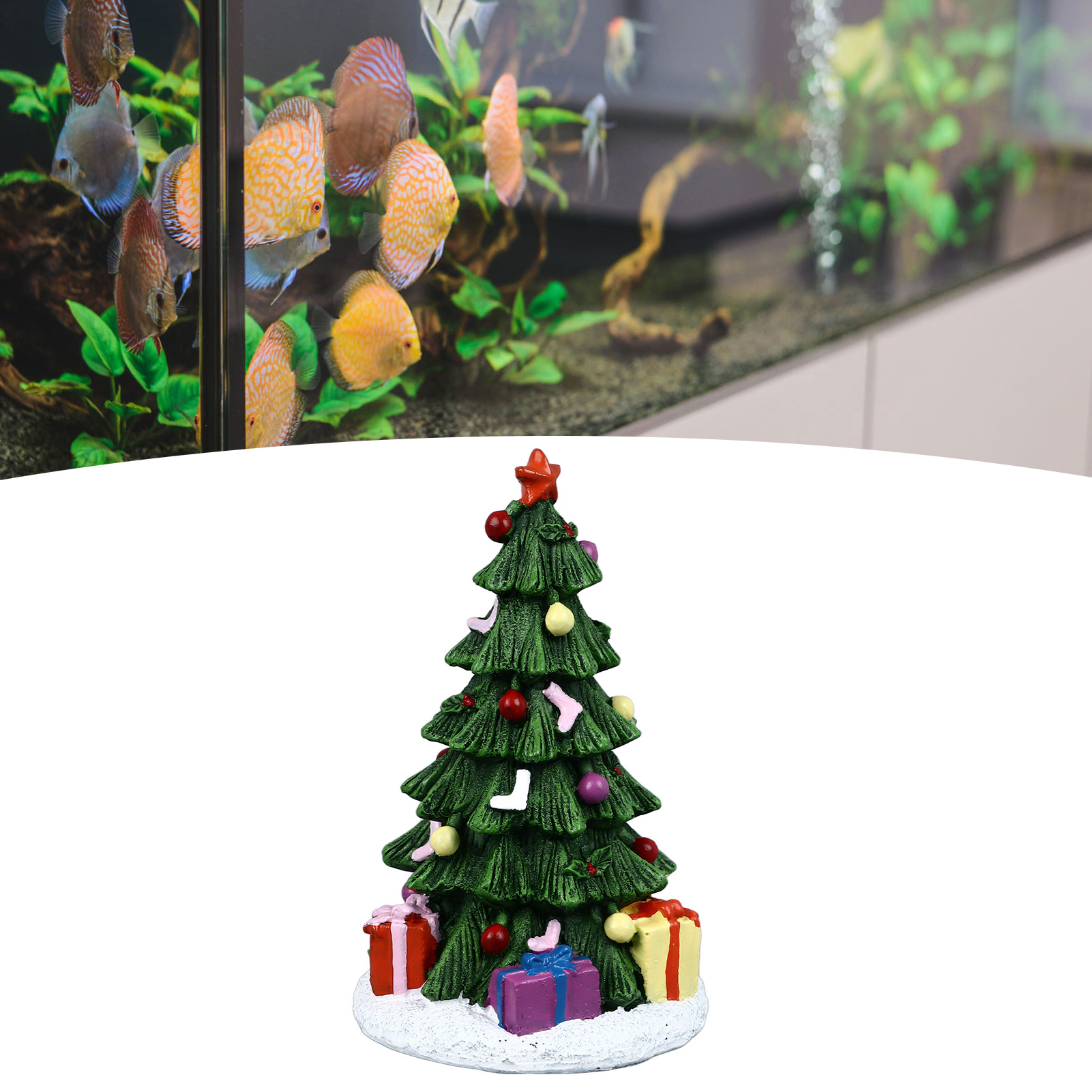 ZK20 Christmas Fish Tank Ornam - Aquarium Plant Substrate incelemesi ve fiyatı