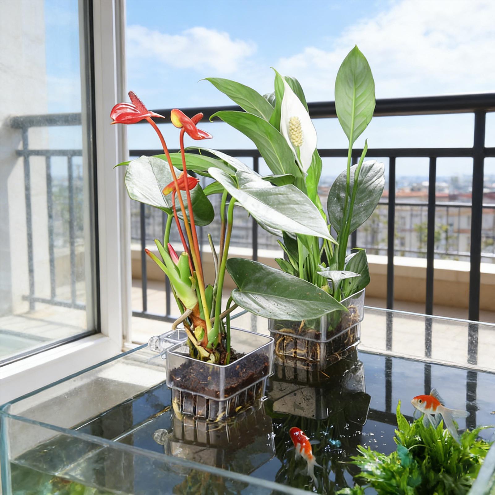 Akvaryum Bitki Sepeti Şeffaf B - Aquarium Plant Holder incelemesi ve fiyatı