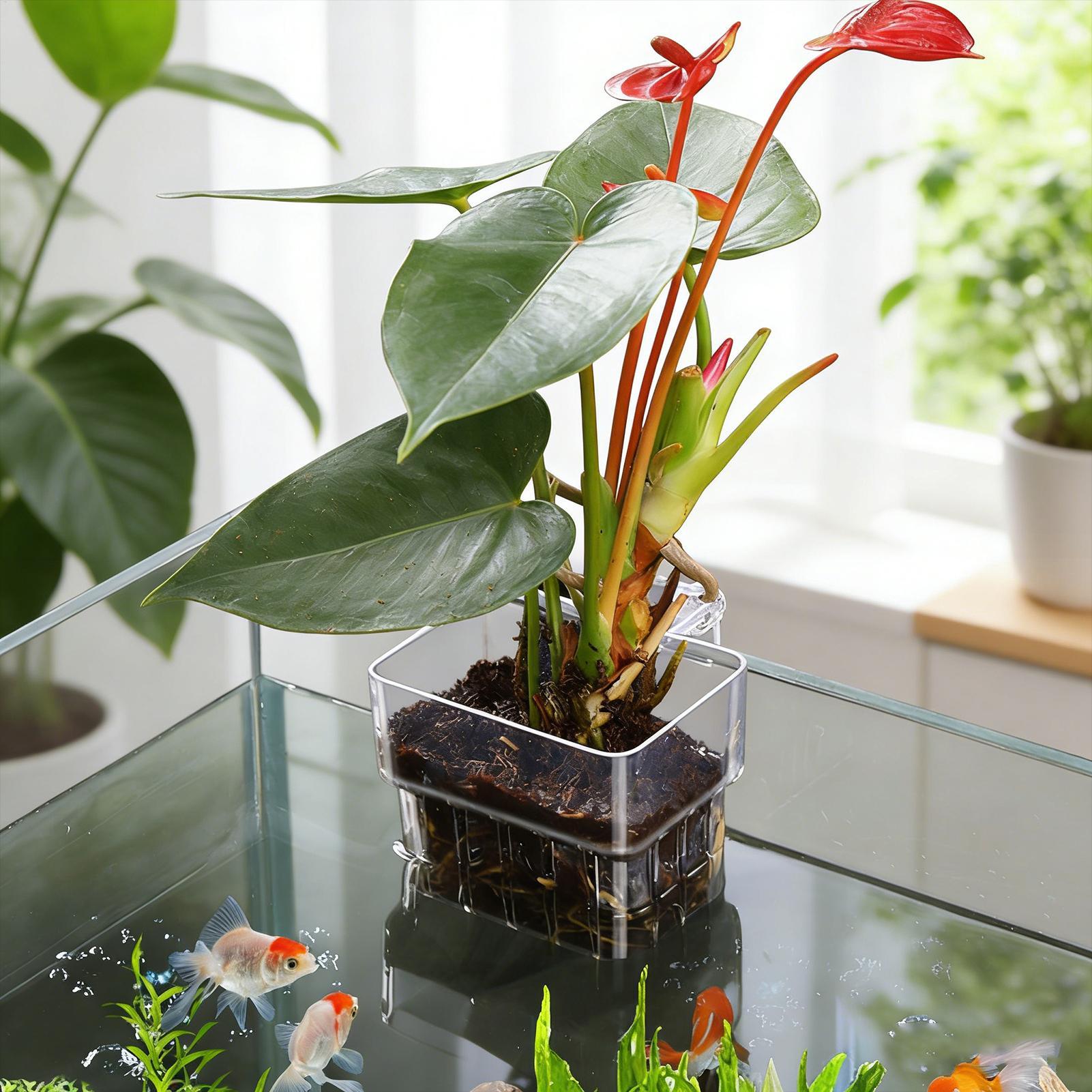 Akvaryum Bitki Sepeti Şeffaf B - Aquarium Plant Holder incelemesi ve fiyatı