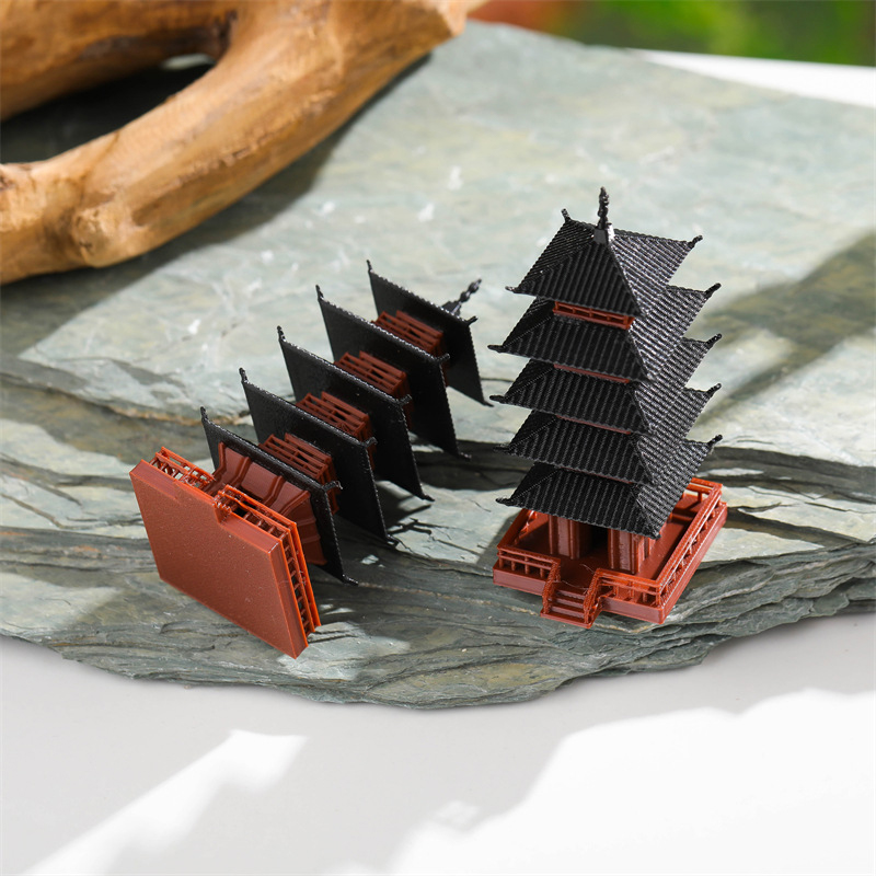 Mini Pagoda Heykeli Antik Bina - Aquarium Moss incelemesi ve fiyatı